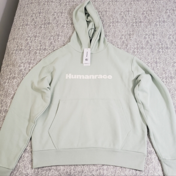 adidas Other - Adidas Pharrell Williams Basics Hoodie 'Linen Green' Mens Size Large